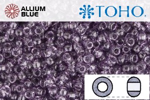 TOHO Round Seed Beads (RR8-19) 8/0 Round Medium - Transparent Sugar Plum - Haga Click en la Imagen para Cerrar