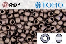 TOHO Round Seed Beads (RR11-222F) 11/0 Round - Frosted Dk Bronze