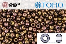 TOHO Round Seed Beads (RR11-224) 11/0 Round - Olympic Bronze