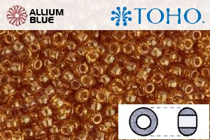 TOHO Round Seed Beads (RR6-2C) 6/0 Round Large - Transparent Topaz - 关闭视窗 >> 可点击图片
