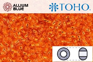 TOHO Round Seed Beads (RR15-30B) 15/0 Round Small - Silver-Lined Hyacinth - Haga Click en la Imagen para Cerrar