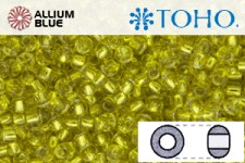 TOHO Round Seed Beads (RR6-32) 6/0 Round Large - Silver-Lined Lemon