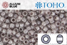 TOHO ラウンド Seed ビーズ (RR15-353) 15/0 ラウンド Small - Lavender Lined Crystal
