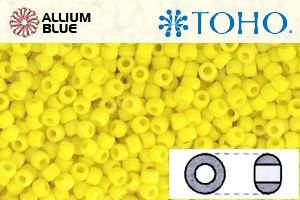 TOHO Round Seed Beads (RR11-42F) 11/0 Round - Opaque-Frosted Dandelion - 關閉視窗 >> 可點擊圖片