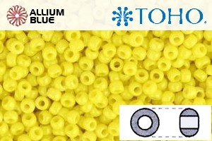 TOHO Round Seed Beads (RR3-42) 3/0 Round Extra Large - Opaque Dandelion