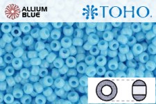 TOHO Round Seed Beads (RR8-43) 8/0 Round Medium - Opaque Blue Turquoise