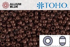 TOHO Round Seed Beads (RR8-46) 8/0 Round Medium - Opaque Oxblood - Click Image to Close