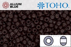 TOHO Round Seed Beads (RR11-46D) 11/0 Round - Deep Chocolate Brown Opaque - 關閉視窗 >> 可點擊圖片