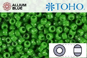 TOHO Round Seed Beads (RR11-47) 11/0 Round - Opaque Mint Green - 關閉視窗 >> 可點擊圖片