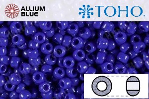TOHO Round Seed Beads (RR15-48) 15/0 Round Small - Opaque Navy Blue - 关闭视窗 >> 可点击图片