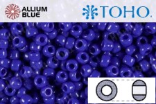 TOHO Round Seed Beads (RR15-48) 15/0 Round Small - Opaque Navy Blue