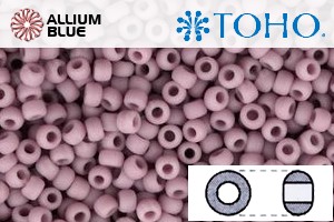 TOHO Round Seed Beads (RR6-52F) 6/0 Round Large - Opaque-Frosted Lavender - 关闭视窗 >> 可点击图片