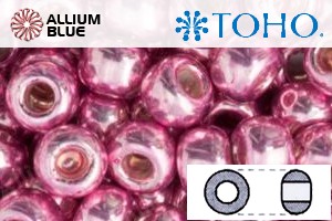 TOHO Round Seed Beads (RR11-553) 11/0 Round - Galvanized Pink Lilac - 關閉視窗 >> 可點擊圖片