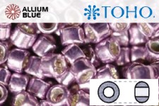 TOHO ラウンド Seed ビーズ (RR8-554) 8/0 ラウンド Medium - Galvanized Lilac
