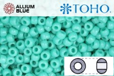 TOHO Round Seed Beads (RR8-55) 8/0 Round Medium - Opaque Turquoise