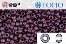 TOHO Round Seed Beads (RR15-614) 15/0 Round Small - Matte-Color Iris - Brown