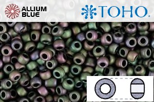 TOHO Round Seed Beads (RR6-708) 6/0 Round Large - Matte-Color Cassiopeia - 關閉視窗 >> 可點擊圖片