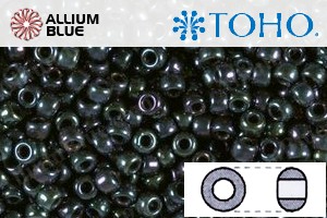 TOHO Round Seed Beads (RR15-82) 15/0 Round Small - Metallic Nebula - 關閉視窗 >> 可點擊圖片