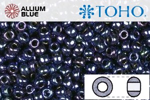 TOHO Round Seed Beads (RR15-88) 15/0 Round Small - Metallic Cosmos - 關閉視窗 >> 可點擊圖片