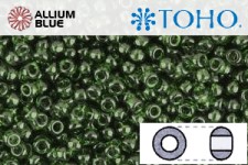 TOHO Round Seed Beads (RR3-940) 3/0 Round Extra Large - Transparent Olivine