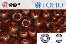 TOHO Round Seed Beads (RR8-941) 8/0 Round Medium - Transparent Smoky Topaz