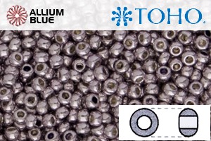 TOHO Round Seed Beads (RR11-PF554) 11/0 Round - PermaFinish - Galvanized Lilac - 關閉視窗 >> 可點擊圖片