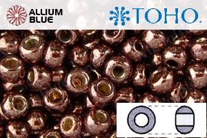 TOHO Round Seed Beads (RR15-PF556) 15/0 Round Small - PermaFinish - Galvanized Mauve - 关闭视窗 >> 可点击图片