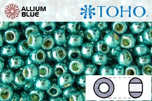 TOHO Round Seed Beads (RR15-PF569) 15/0 Round Small - PermaFinish Galvanized Teal - 关闭视窗 >> 可点击图片