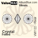 ValueMAX Rivoli (VM1122) 8mm - Color Effect With Foiling
