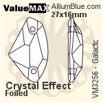 ValueMAX Galactic Sew-on Stone (VM3256) 19x12mm - Crystal Effect With Foiling