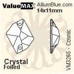 ValueMAX Cosmic Sew-on Stone (VM3265) 10x8mm - Crystal Effect With Foiling