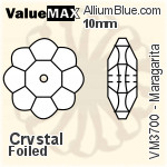ValueMAX Maragarita Sew-on Stone (VM3700) 8mm - Color With Foiling