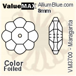 ValueMAX Maragarita Sew-on Stone (VM3700) 8mm - Color With Foiling