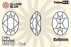 ValueMAX Oval Fancy Stone (VM4100) 8x6mm - Color Unfoiled - Click Image to Close