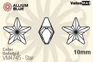 ValueMAX Star Fancy Stone (VM4745) 10mm - Color Unfoiled - Click Image to Close