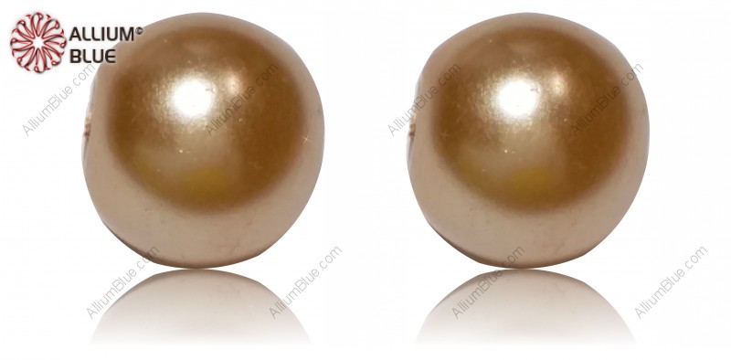 VALUEMAX CRYSTAL Round Crystal Pearl 14mm Powder Almond Pearl
