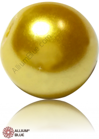 VALUEMAX CRYSTAL Round Crystal Pearl 8mm Yellow Gold Pearl