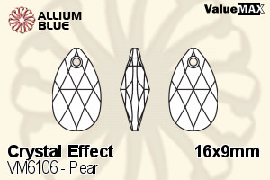 ValueMAX Pear (VM6106) 16x9mm - Crystal Effect