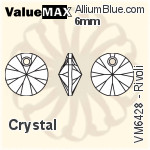 ValueMAX Rivoli (VM6428) 6mm - Clear Crystal