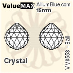 ValueMAX Ball (VM8558) 100mm - Clear Crystal