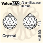 ValueMAX Ball (VM8558) 60mm - Clear Crystal
