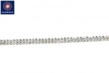 Swarovski Crystal Fine Mesh Rows (40601), With Stones in PP9 - Clear Crystal