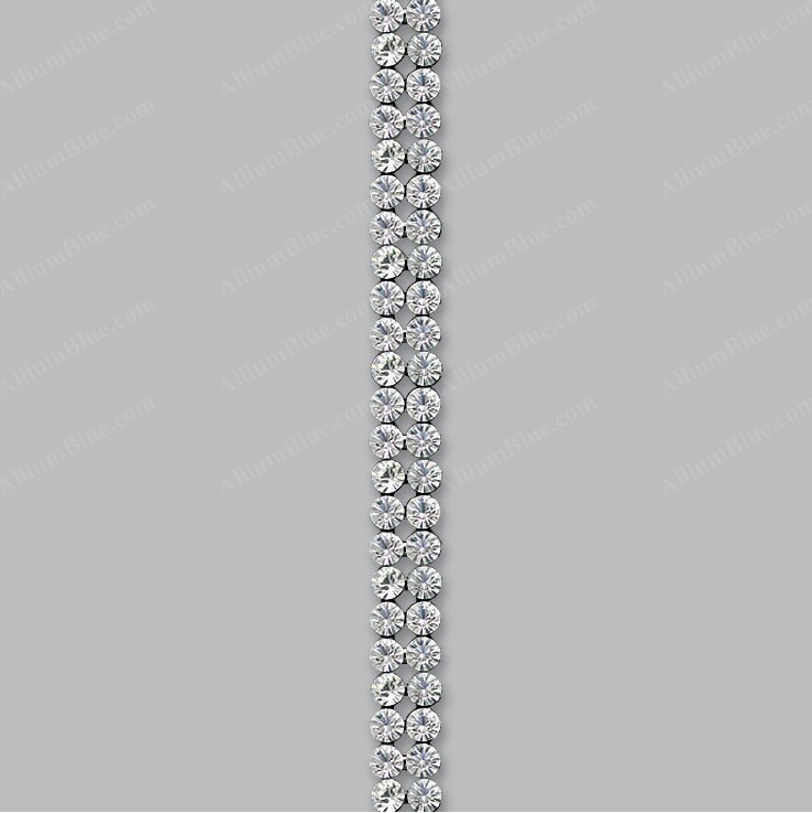 Swarovski Crystal Mesh Standard Rows (40001), With Stones in PP21 - Crystal Effects - Haga Click en la Imagen para Cerrar
