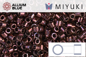 MIYUKI Delica® Seed Beads (DBM0012) 10/0 Round Medium - Metallic Dark Raspberry