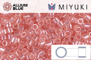 MIYUKI Delica® Seed Beads (DBM0106) 10/0 Round Medium - Shell Pink Luster