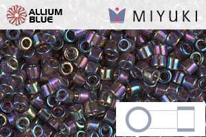 MIYUKI Delica® Seed Beads (DBM0180) 10/0 Round Medium - Transparent Root Beer AB