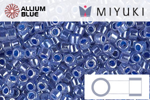 MIYUKI Delica® Seed Beads (DBM0243) 10/0 Round Medium - Blue Ceylon - 关闭视窗 >> 可点击图片