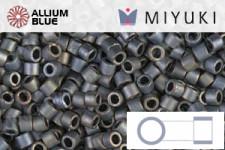 MIYUKI Delica® Seed Beads (DBM0310) 10/0 Round Medium - Matte Black