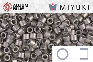 MIYUKI Delica® Seed Beads (DBM0321) 10/0 Round Medium - Matte Nickel Plated - 關閉視窗 >> 可點擊圖片