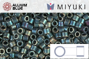 MIYUKI Delica® Seed Beads (DBM0324) 10/0 Round Medium - Matte Metallic Patina Iris - Haga Click en la Imagen para Cerrar